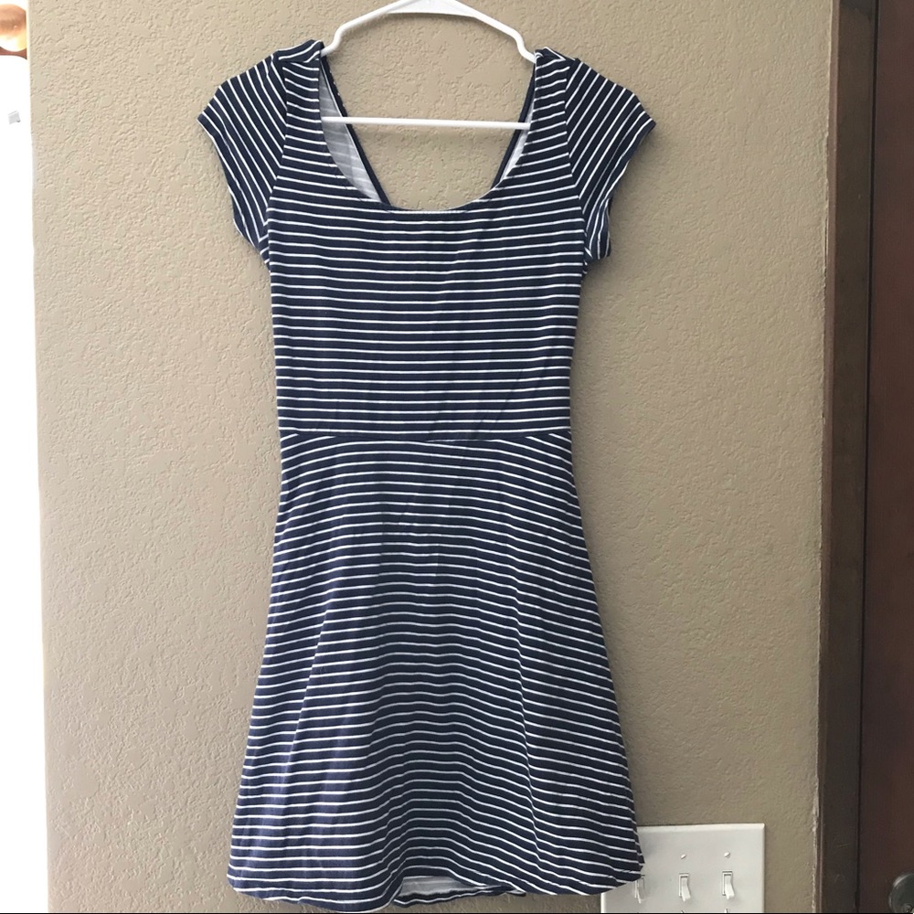 AE striped skater dress